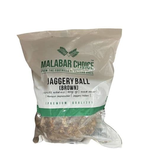 1KG Jaggery Ball (Brown) by Malabar Choice