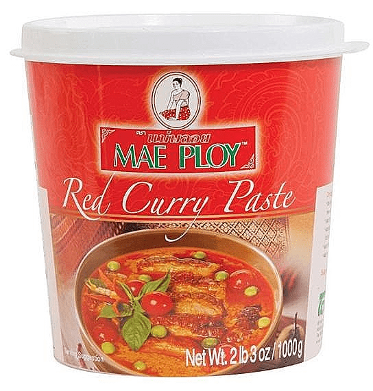 Mae Ploy Red Curry Paste Bulk 1KG | Buy Online at The Asian Cookshop