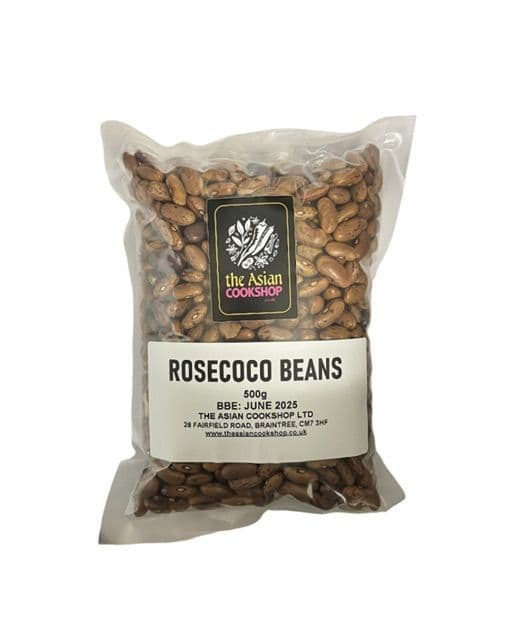 Rosecoco Beans (Borlotti/Crab Eye) 1kg | Buy Online at the Asian Cookshop