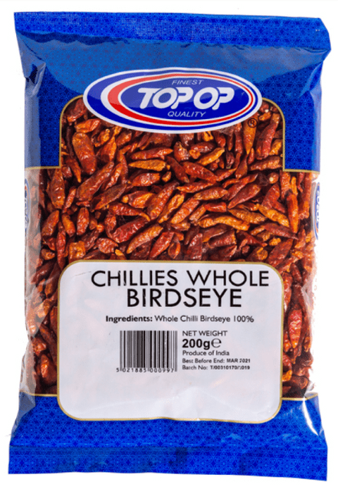 200g Birds Eye Chillies (Dried Extra Hot Red Chilli)