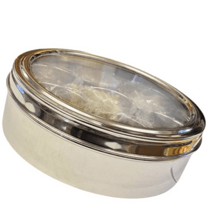20cm Clear Lid Masala Dabba (Indian Spice Canister)
