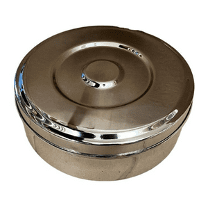 20cm S/S Lid Solid Masala Dabba Spice Tin (with an inner lid) (Size 12)