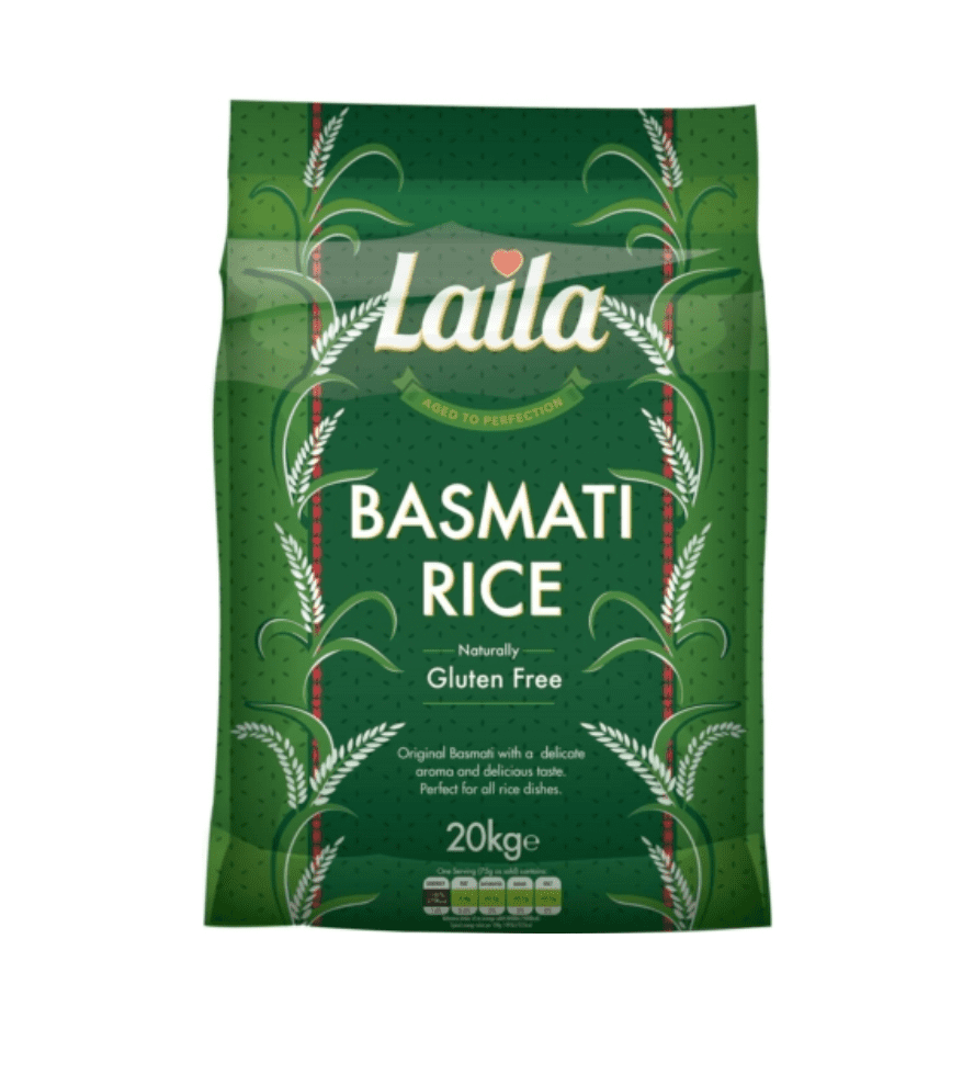 Laila Basmati Rice 20KG | Buy Online at the Asian Cookshop
