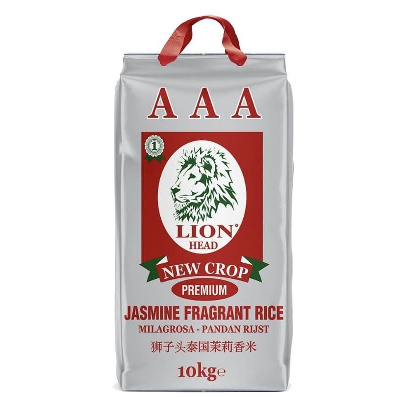 20kg Lion Head AAA Premium Jasmine Fragrant Rice | Buy Online at The Asian Cookshop.