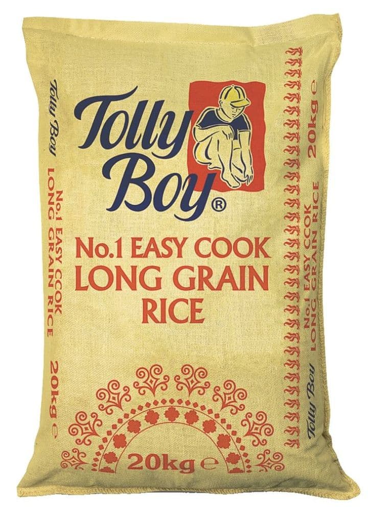 20KG Tolly Boy Easy Cook Long Grain Rice Buy Online At The Asian