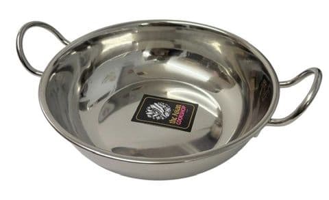 21cm Stainless Steel Balti Dish (Extra Large)