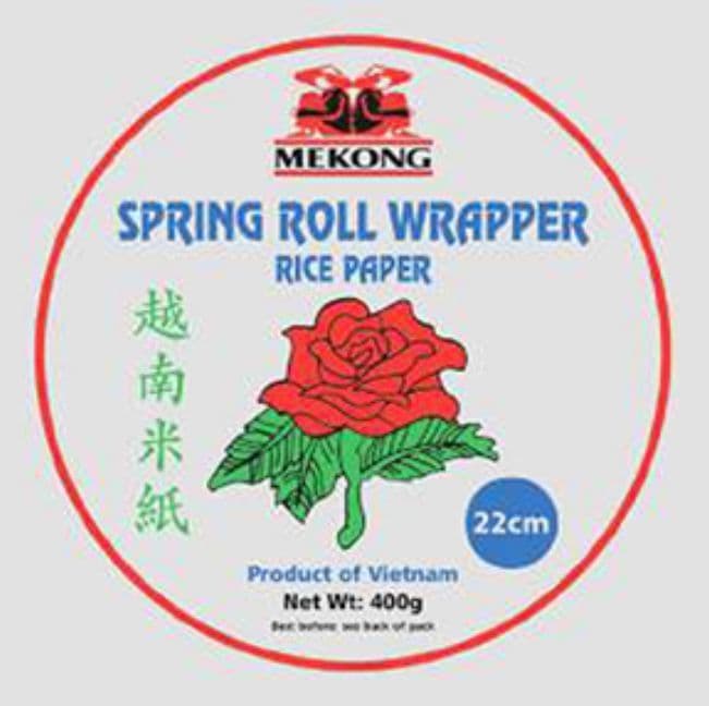 Spring Roll Wrappers (Rice Paper) (22cm) | Buy Online at The Asian Cookshop
