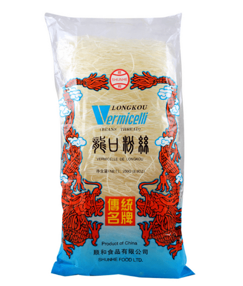 250g Glass Noodles (Cellophane, Sai Fun, Longkou Vermicelli, Mung Bean Thread)