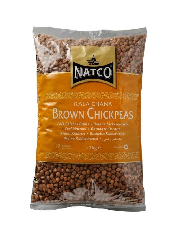 2KG Brown Chick Peas (Dried Kala Chana) | Buy Online at the Asian Cookshop