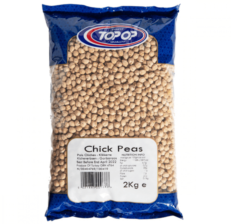 2KG Chick Peas (Dried Chana/Chickpeas) | Buy Online at the Asian Cook Shop