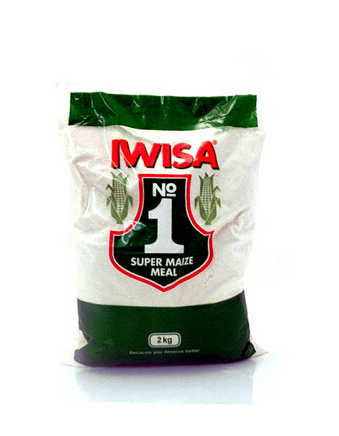 2KG Iwisa White Maize Meal (Maize Flour)