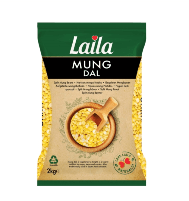 2KG Mung Dal (Moong Bean Dal) | Buy Online at the Asian Cookshop