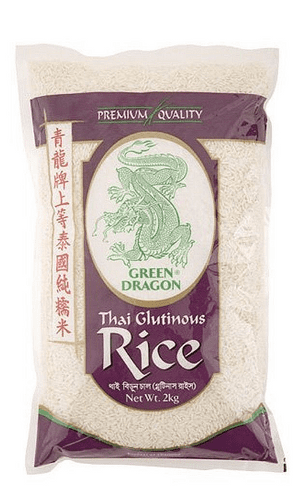 2KG Thai Glutinous Rice (Sticky Rice) by Green Dragon