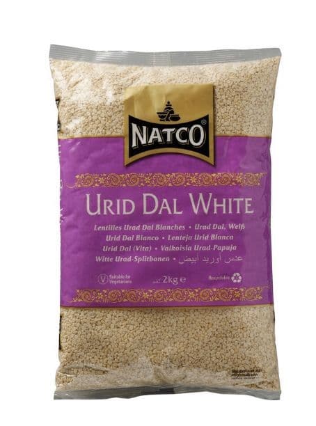 Urad Dal (Urid Dal) (Peeled, Split Black Lentil) 2KG | Buy Online at the Asian Cookshop