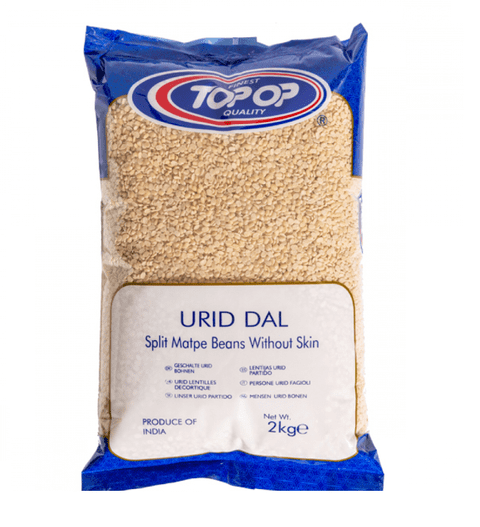 2KG Urad Dal (Urid Dal) (Peeled, Split Black Lentil)