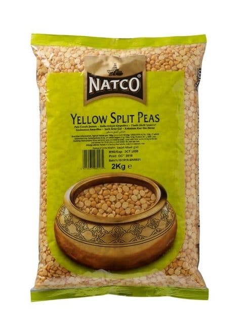 2KG Yellow Split Peas