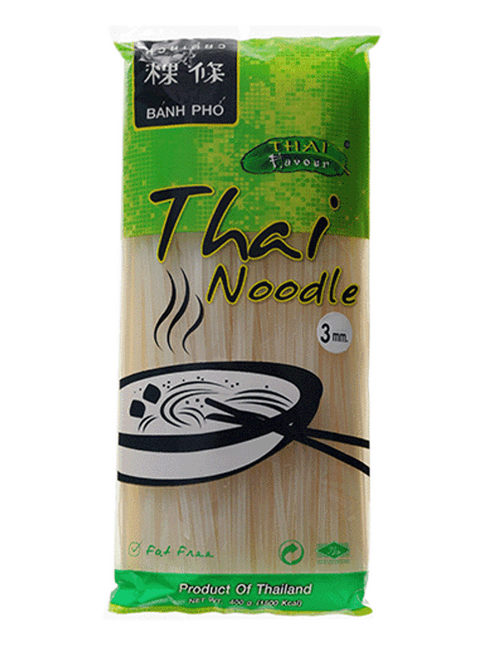 3mm Pad Thai Noodles (Straight Cut Rice Stick) (Banh Pho)