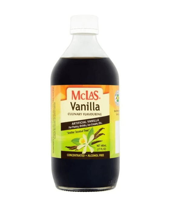 480ml Mclas Vanilla Essence Culinary Flavouring | Buy Online at The Asian Cookshop.