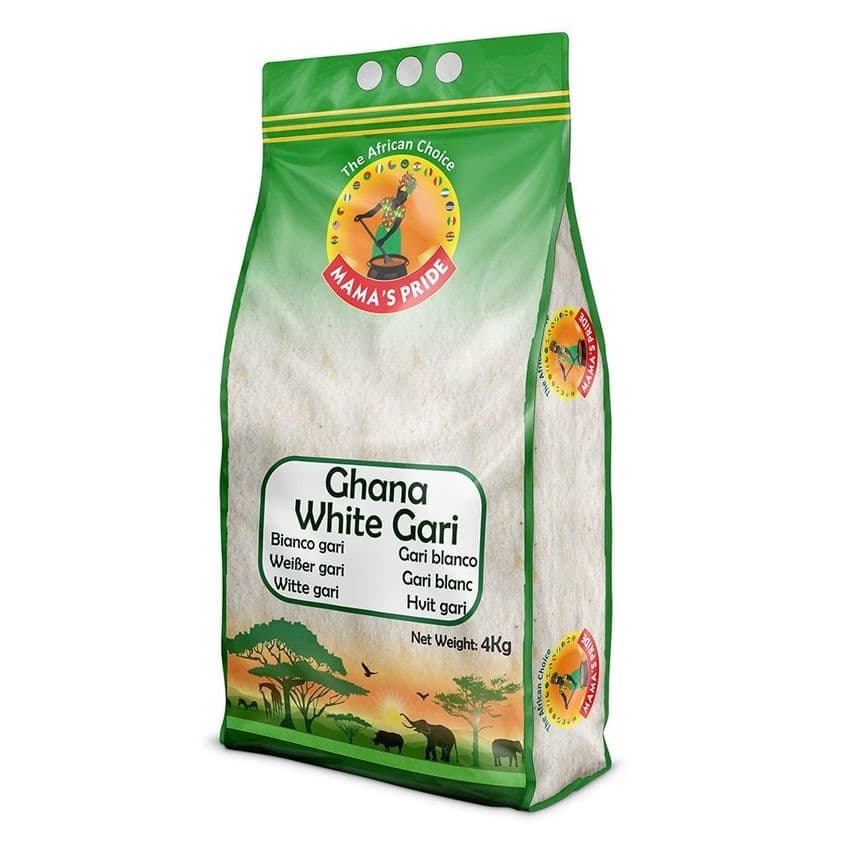 4KG Ghana Gari White by Mama Pride | Buy Online at the Asian Cookshop