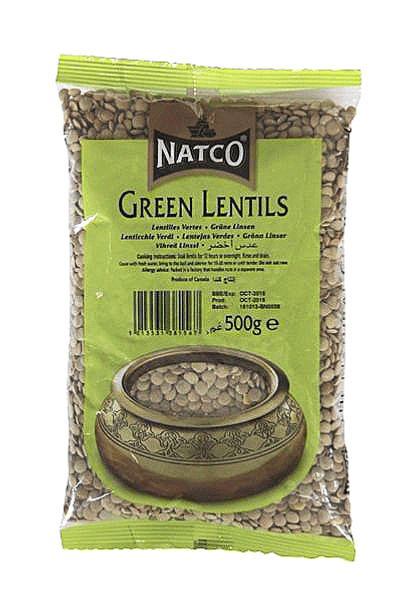 Green Lentils 500g | Buy Online at the Asian Cookshop