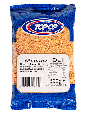 500g Red Lentils (Split Masoor Dal)