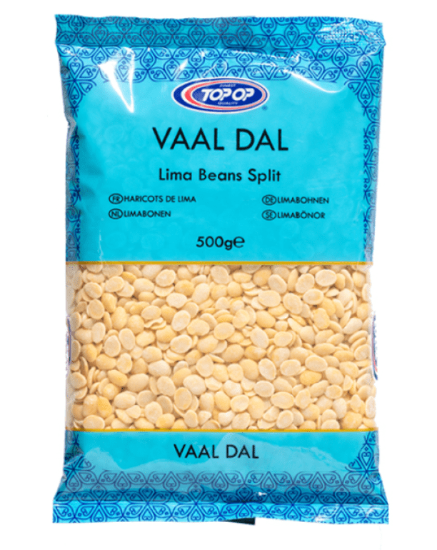 500g Vaal Dal (Lima Beans, Split Val Dal) | Buy Online at the Asian Cookshop