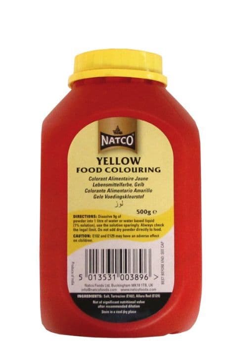 500G Yellow Powder Food Colouring | Buy Online at The Asian Cookshop