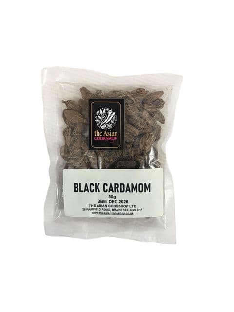 50g Black Cardamoms