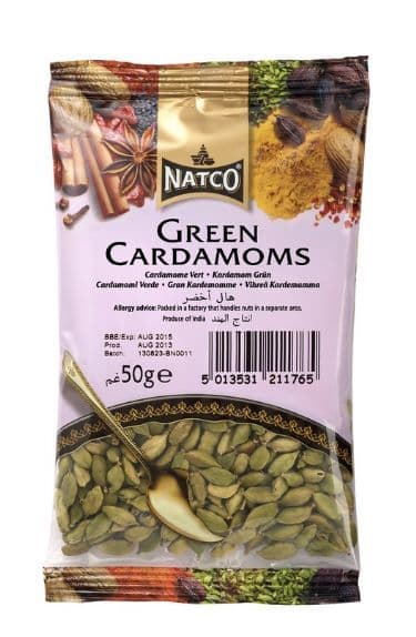 Green Cardamoms (Elaichi) | Buy Online at the Asian Cookshop