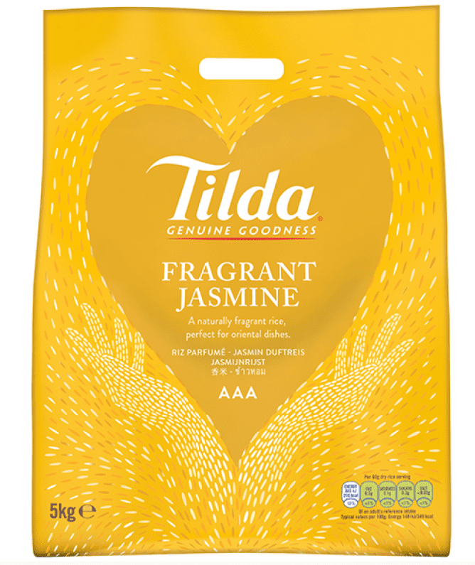 5KG Fragrant Jasmine Rice by Tilda | Buy Online at The Asian Cookshop.