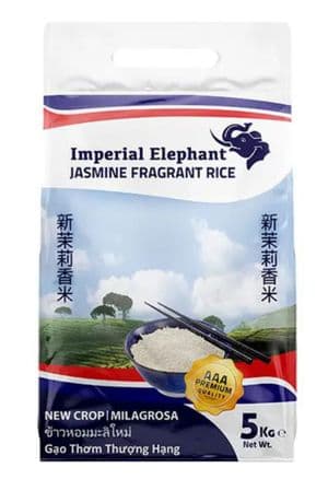 5KG Jasmine Fragrant Rice (Premium AAA) by Imperial Elephant
