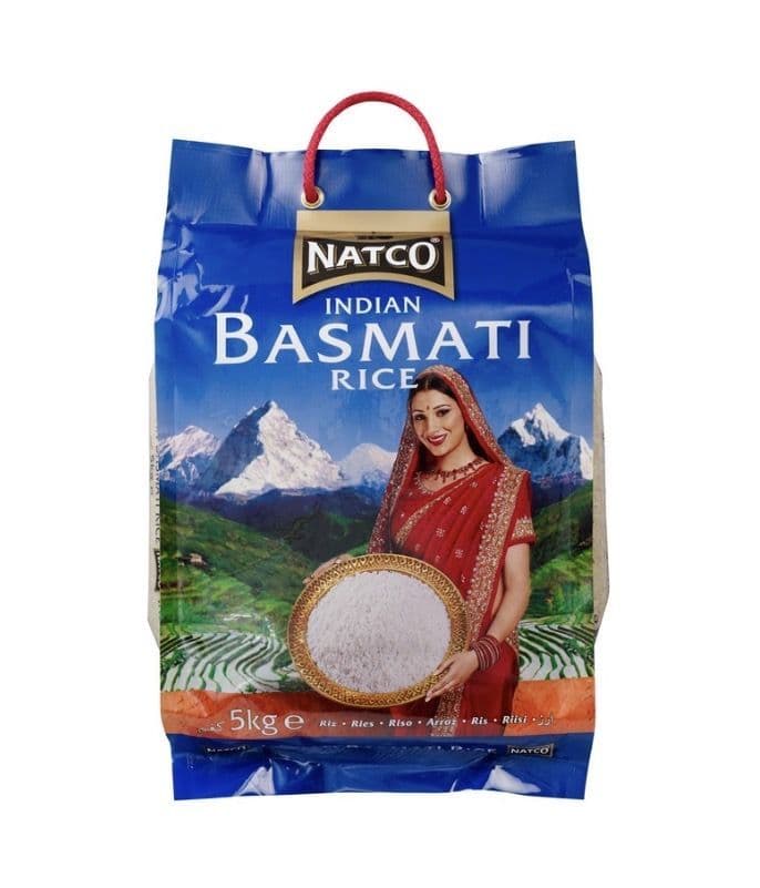 5KG Natco Basmati Rice | Buy Online at The Asian Cookshop.