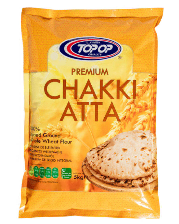 5KG Premium Chakki Atta by Topop | Buy Online at the Asian Cookshop