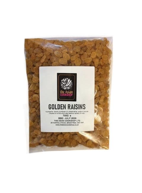 700g Golden Raisins (Golden Sultanas)