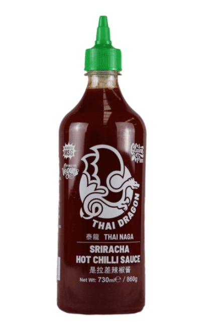 730ml Sriracha Hot Chilli Sauce | Buy Online at The Asian Cookshop.