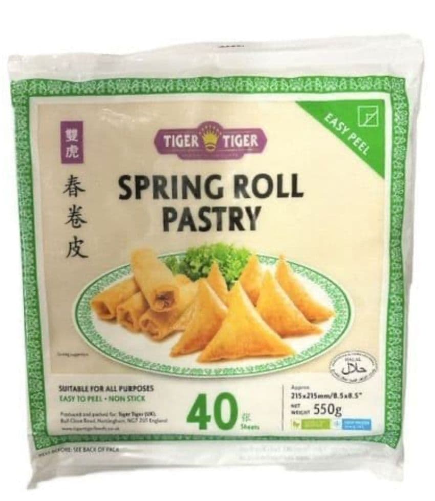 8.5'' x 8.5'' Spring Roll Pastry | Buy Online at the Asian Cookshop