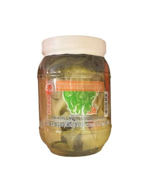850g Tub Pickled Sour Mustard (With Chilli) (Fermented Preserved Mustard)