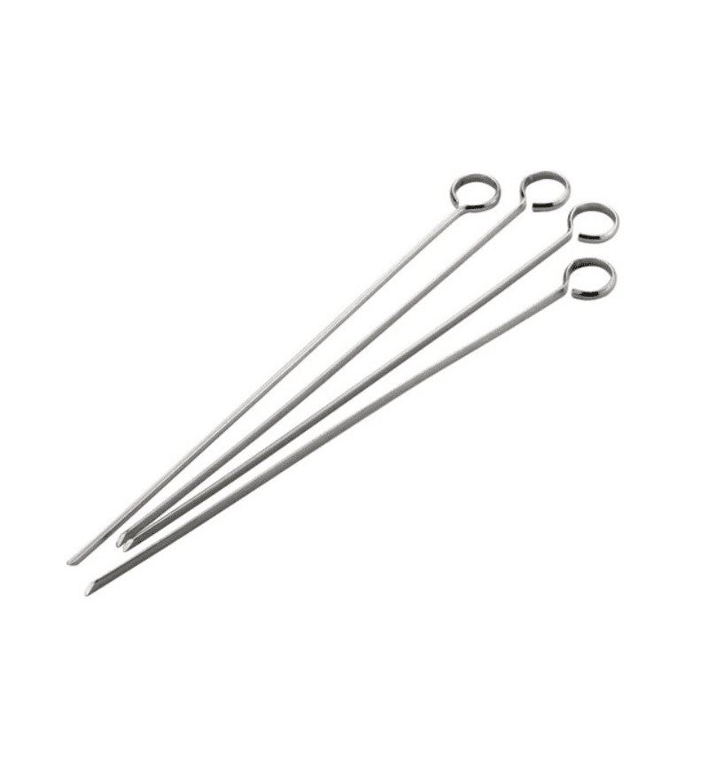 9.5'' Stainless Steel Skewers (Pack of 4) | Buy Online at The Asian Cookshop.