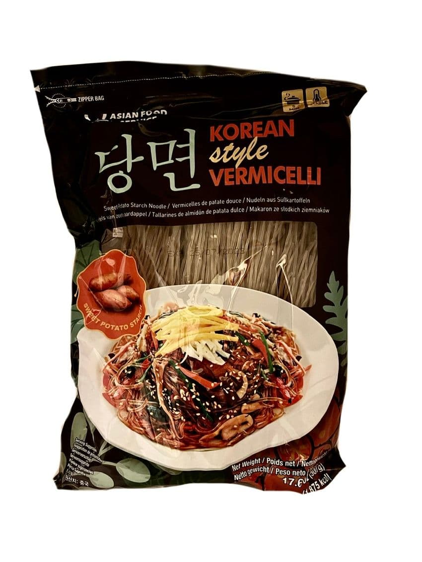 Korean Sweet Potato Starch Noodles (Japchae Vermicelli) | Buy Online at the Asian Cookshop