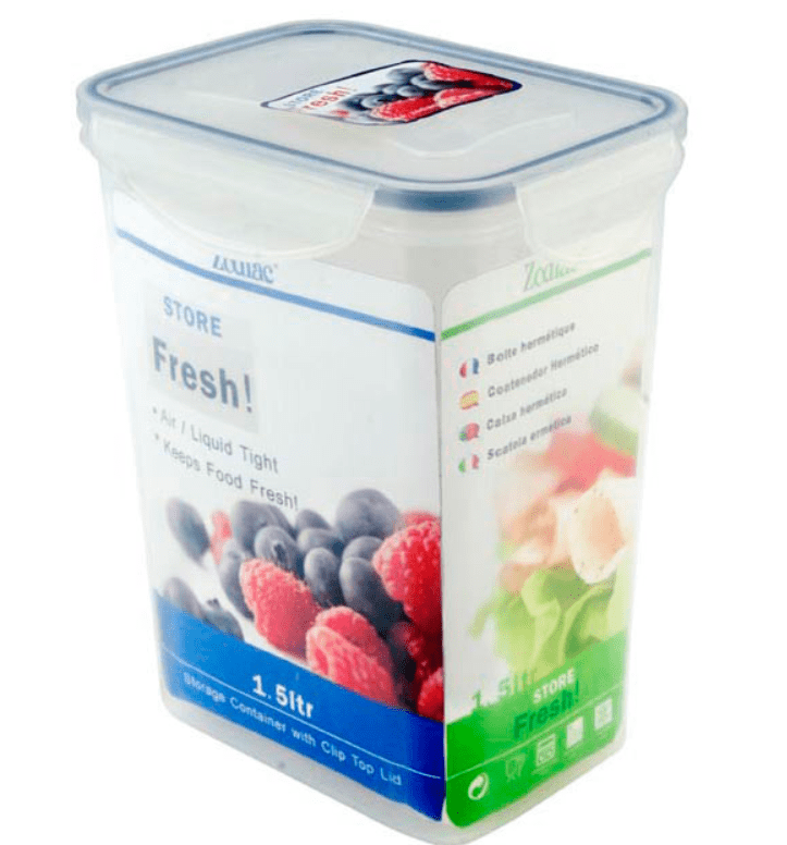 Air Tight Clip Top Storage Container 1.5Ltr | Buy Online at the Asian ...