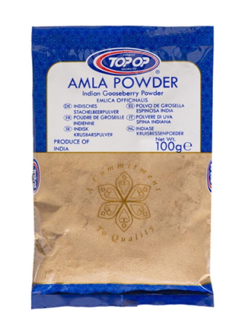Amla Powder (Indian Gooseberry Powder) by Topop | Buy Online at The Asian Cookshop.
