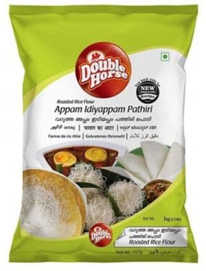 Appam Flour (Idiyappam, Pathiri) 1KG by Double Horse