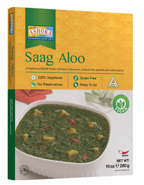 Ashoka Saag Aloo (Spinach & Potato) (Ready Meal)