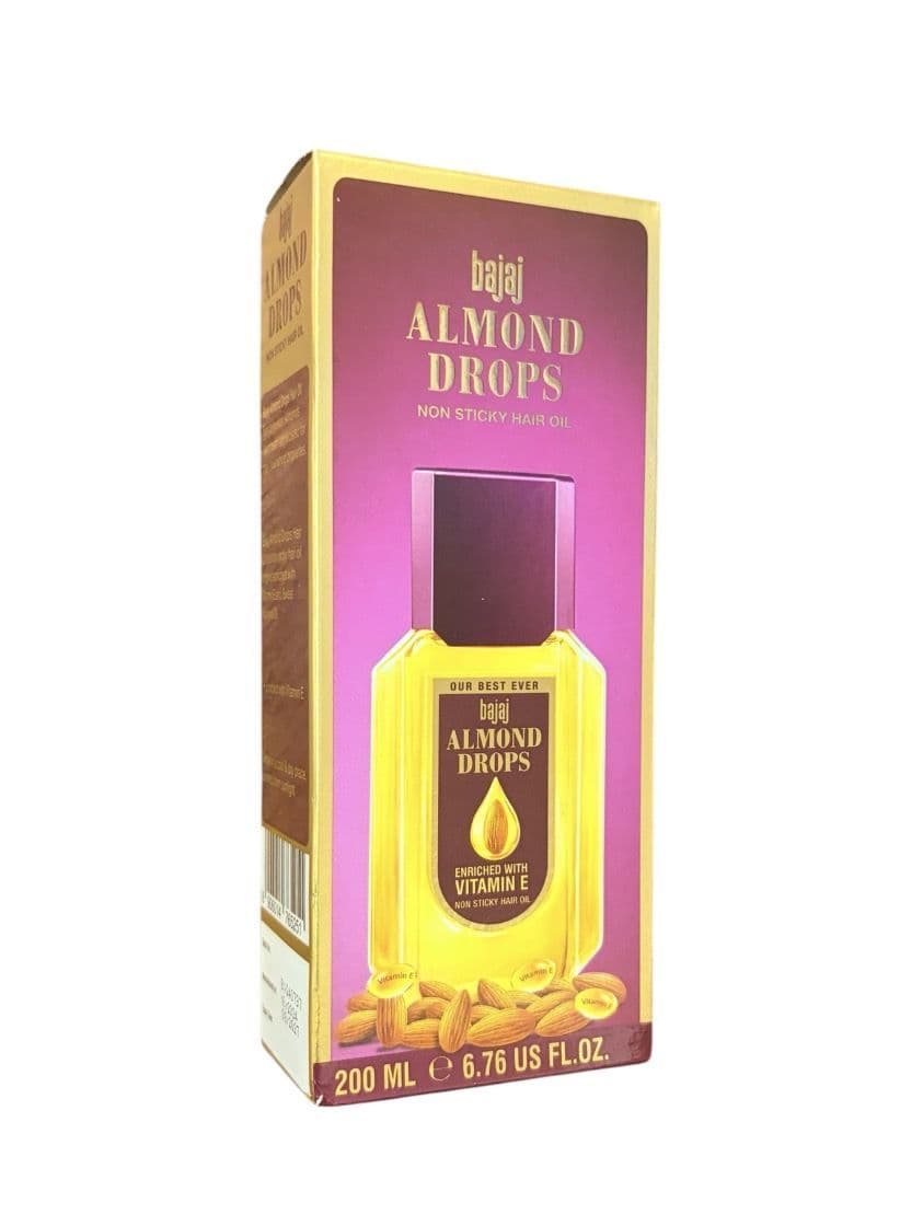 Bajaj Almond Drops (Non Sticky Hair Oil) 200ml | Buy Online at the Asian Cookshop