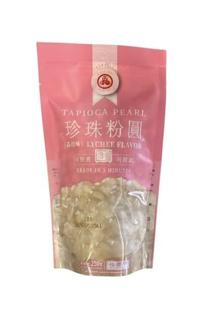 Boba Tapioca Pearls (Lychee Flavour)