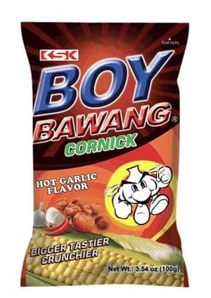 Boy Bawang Fried Corn Nuts (HOT Garlic) Flavour