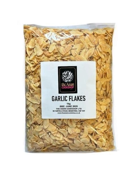 BULK 1KG Garlic Flakes (Dried Flaked Garlic)