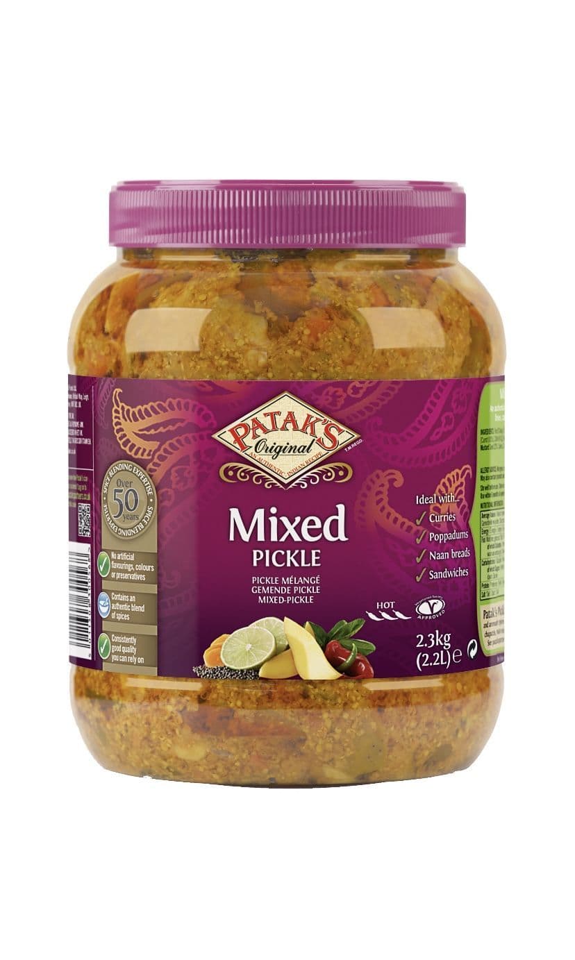 BULK Pataks Mixed Pickle | Buy Online at The Asian Cookshop.