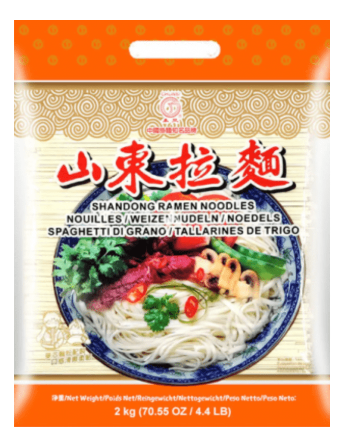 BULK Shandong Ramen Noodles 2KG | Buy Online at the Asian Cookshop