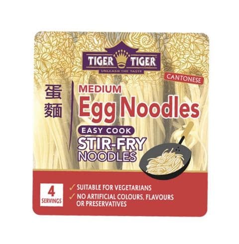 Cantonese Egg Noodles (Medium) by Tiger Tiger